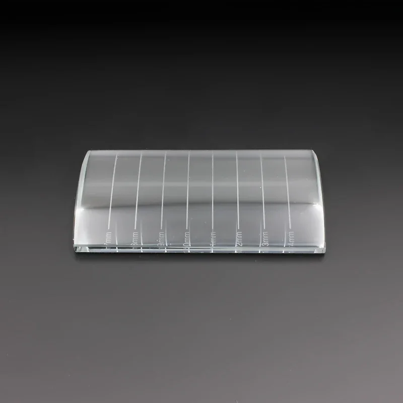 U-образная изогнутая подставка для накладных ресниц из хрустального стекла