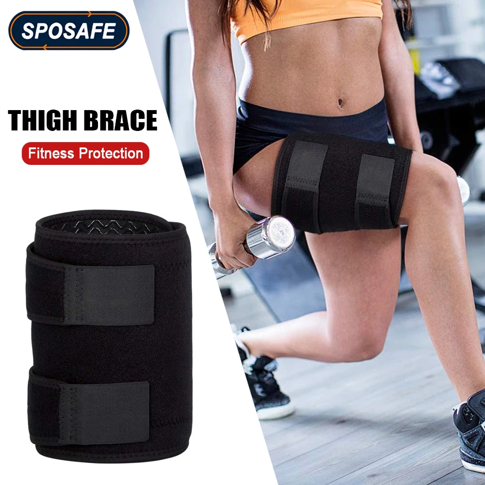 

1 шт. Спортивная компрессионная повязка на бедро, поддерживающий бандаж для Чупа, бедра, бедра, корсет для бедра, регулируемый рукав для ног, ...