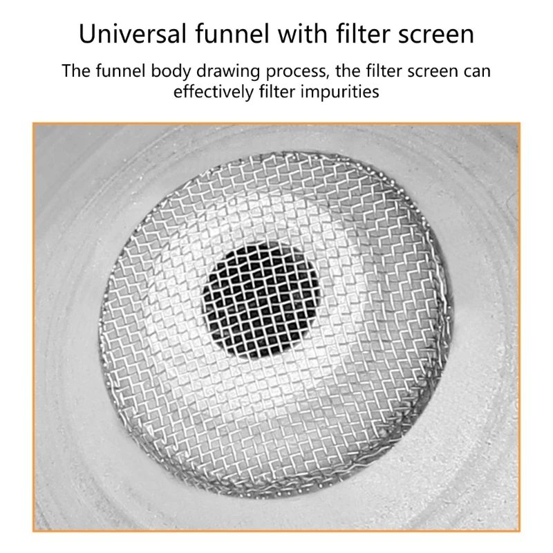 Удобный вращающийся гибкий носик масляная воронка с фильтром облегчающим
