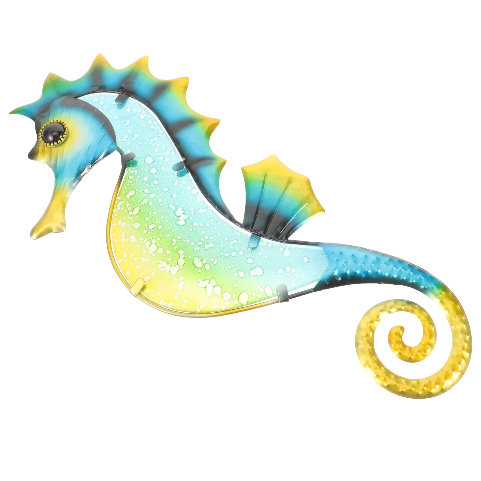 

Room Wall Adornment Seahorse Decor Indoor Decoration Crafts Sculpture Iron Decors Hanging Sculptures