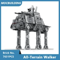 moc building blocks all terrain tactical command walker space wars series model small particle assembled bricks toys 7631pcs