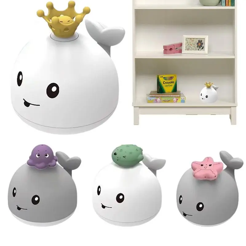 

Squirting Whale Bath Toy Baby Bath Toys For Bath Baby Bath Toys For Kids Light Up Whale Bath Toys Sprinkler Bathtub Toys For