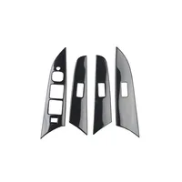 4pcs Car Interior Styling Window Control Panel Sticker Cover Moulding Trim for Mazda 3 M3 2006 2007 2008 2009 2010 2011 2012
