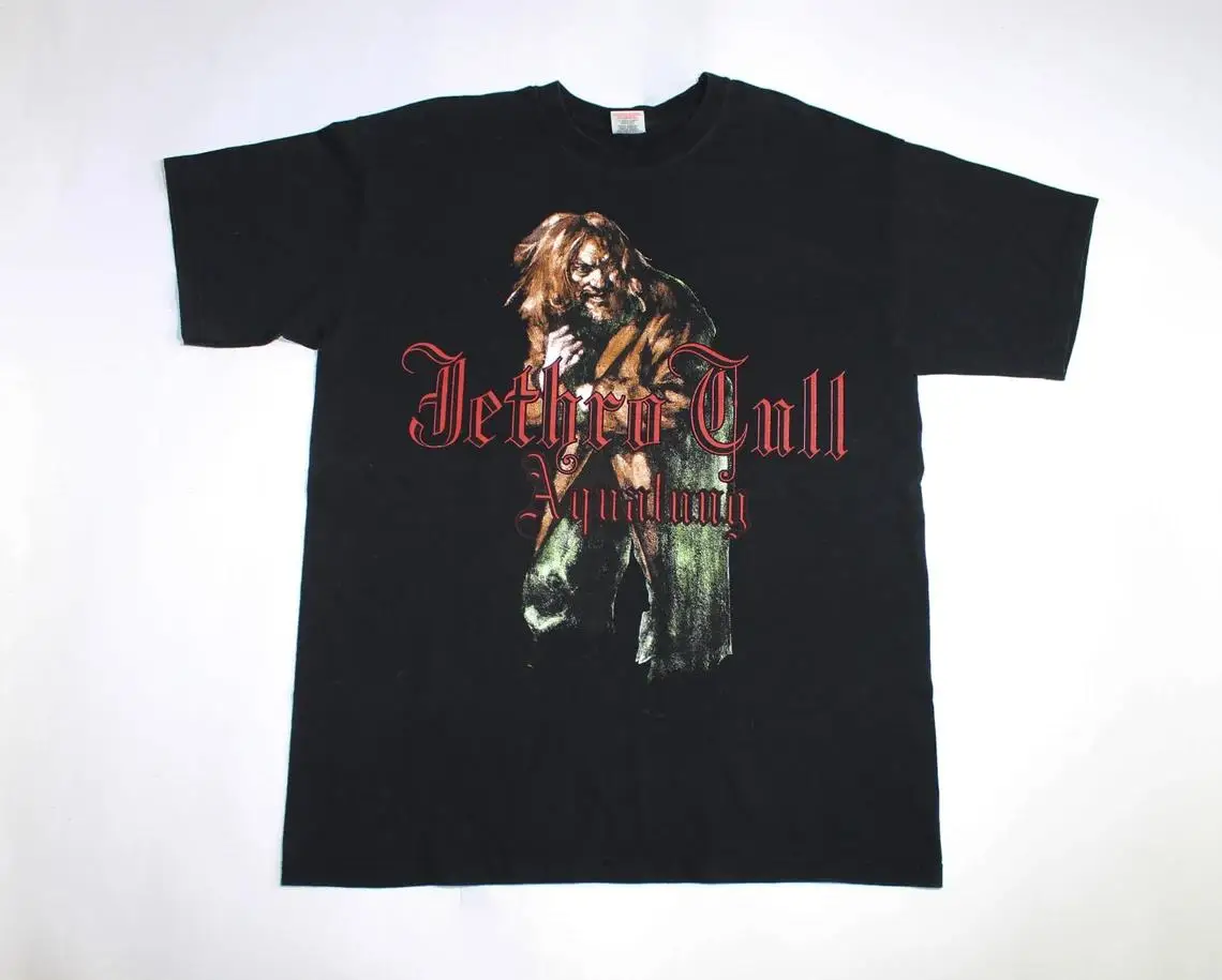 Рубашка Jethro Tull Aqualung tour английская рубашка с прогрессивной рок-группой мужская