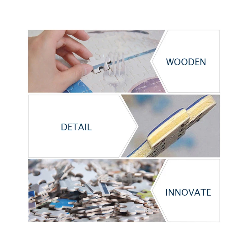 A4 Photo Custom Wooden Personalized Jigsaw Puzzle Picture DIY Toy Decoration Collectiable Fine packaging Festival Birthday Gift |