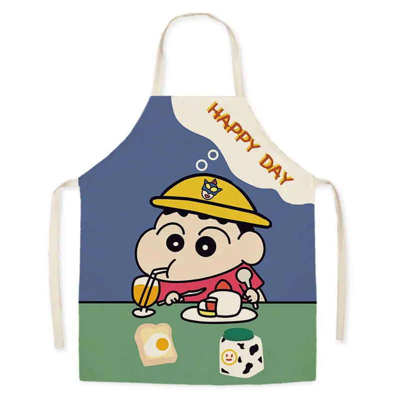 Crayon Shin-chan фартук без рукавов рабочая одежда домашняя кухня готовка выпечка для
