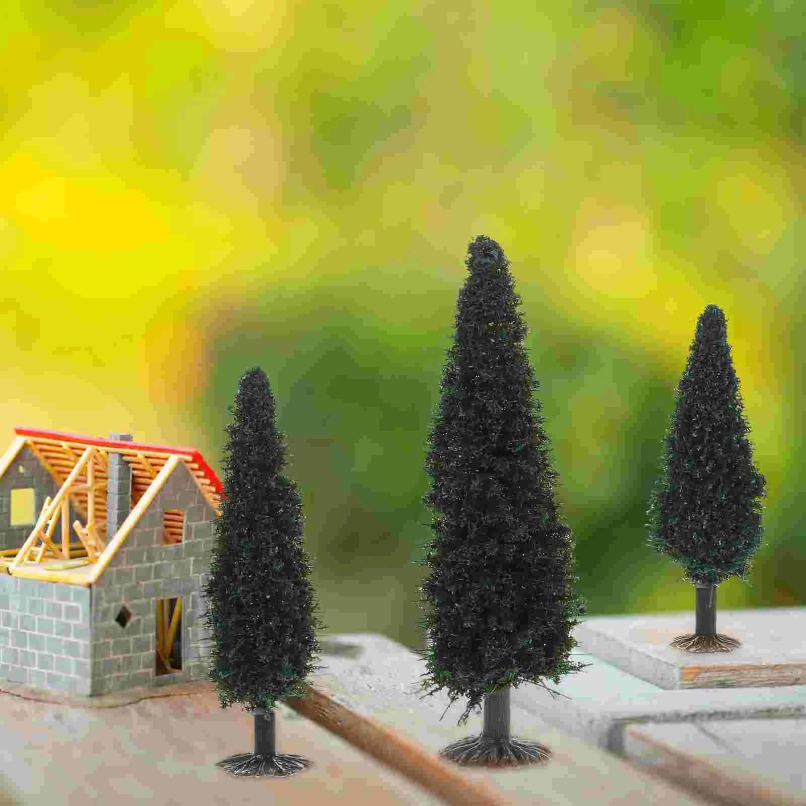 15 шт. маленькое дерево пейзажная модель мини-деревья для поделок миниатюрный