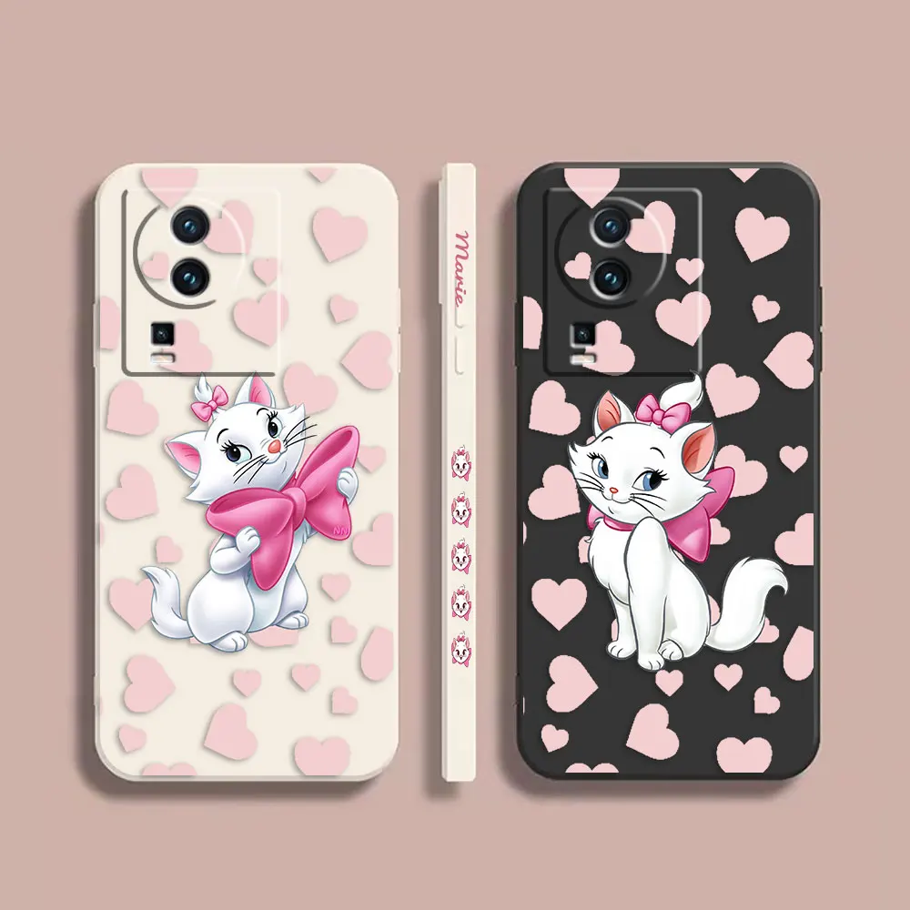 

Phone Case For VIVO IQOO 5 7 8 9 10 11 Pro 5G Z3 Z5 Z6 Z7 NEO3 5 5S 6 7 Case Cover Funda Cqoue Shell Disney Marie Aristocats Cat