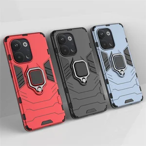 For OPPO Reno 9 Cover For Reno 9 Capas Shockproof Armor Back Phone Bumper Magnetic Ring Holder Case For Reno 9 Pro Plus Fundas