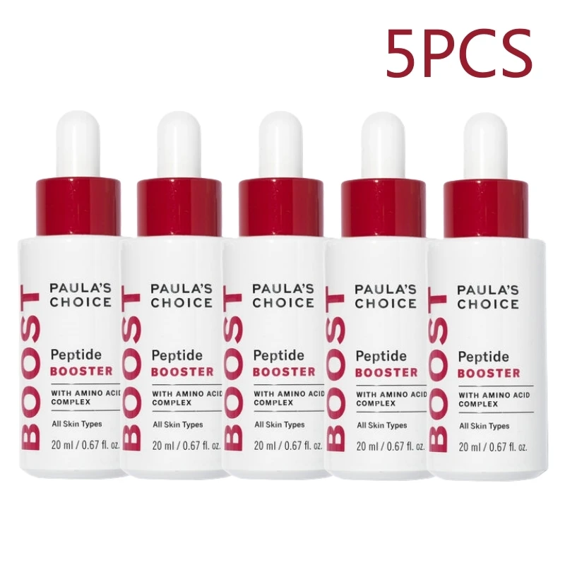 

5PCS Paula's Choice Peptide Booster Face Serum Firming Reduce Fine Lines Anti-Wrinkles Improve Dullness For All Skin Types 20ml