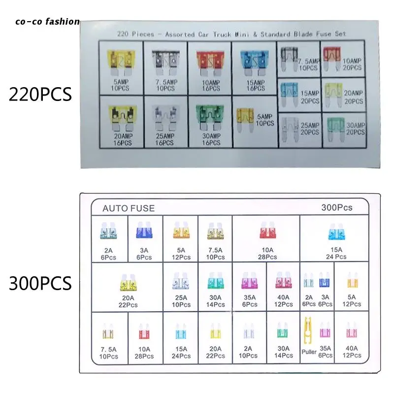 

517B вставка для лопасти автомобиля RV, предохранитель в ассортименте, Набор лопастей в ассортименте, мини-предохранитель для грузовика