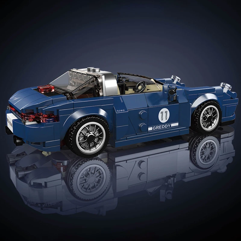 Набор мини-технических автомобильных строительных блоков Youmko 911 модель Racing Champion