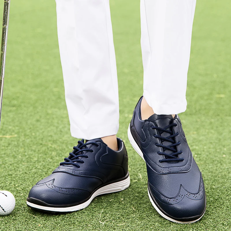 Professional Golf Shoes Men's Professional Fitness Golf Shoes Men's Luxury Leisure Walking Shoes Golf  Anti Slip Sports Shoes