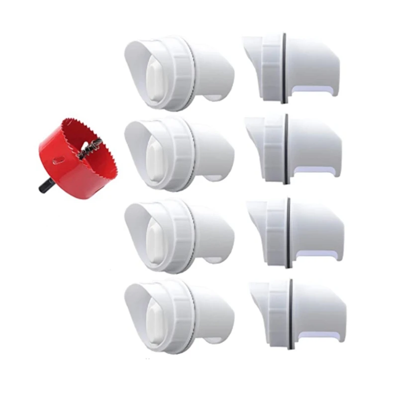 

DIY Poultry Feeder,PVC Ports Gravity Feed Chicken Feeder,Automatic Rain Proof Gravity Feed Kits Ports And Hole Saw