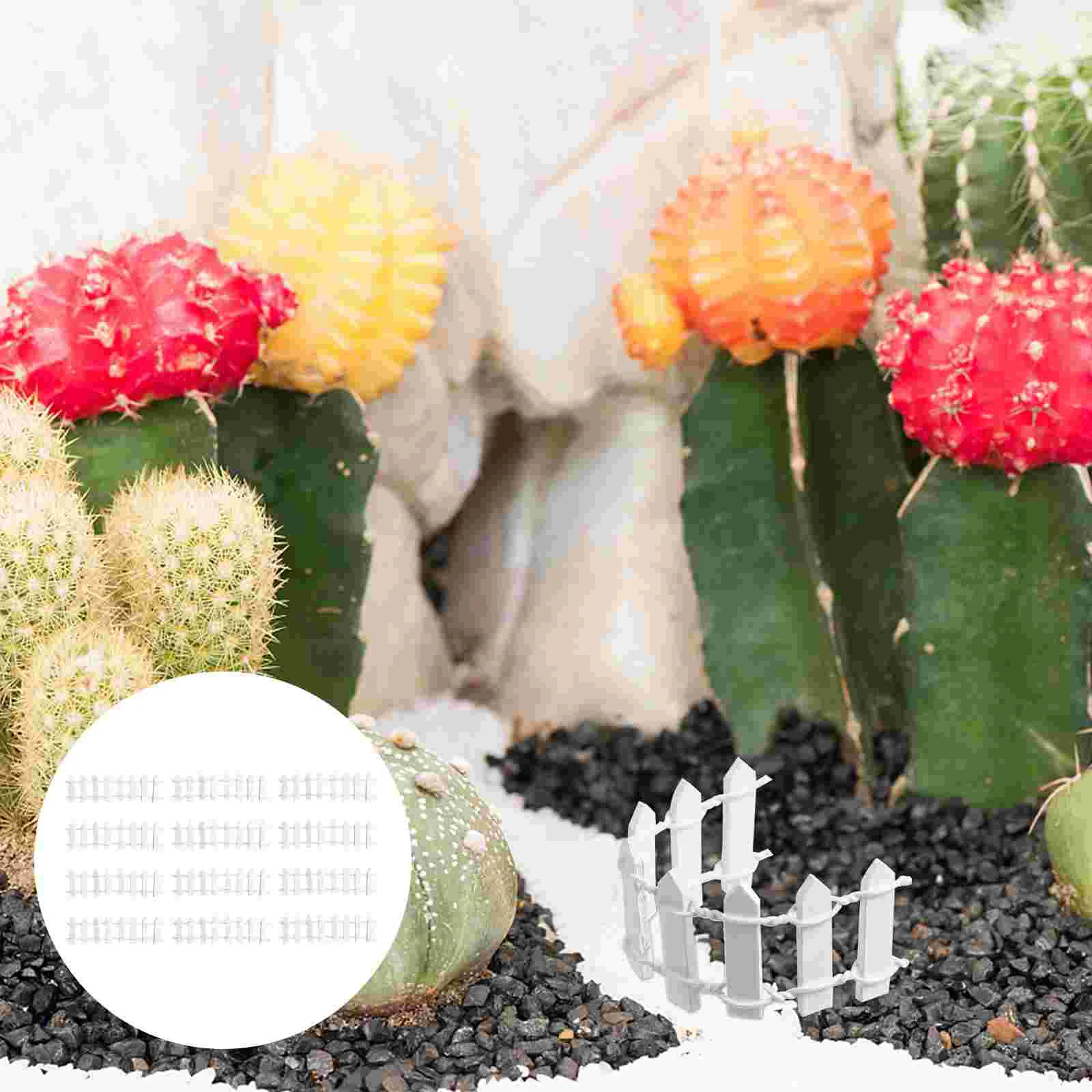 

12 Pcs Micro Landscape Fence Mini Garden Ornament Accessories Fish Tank Decorations Miniature Sand Table