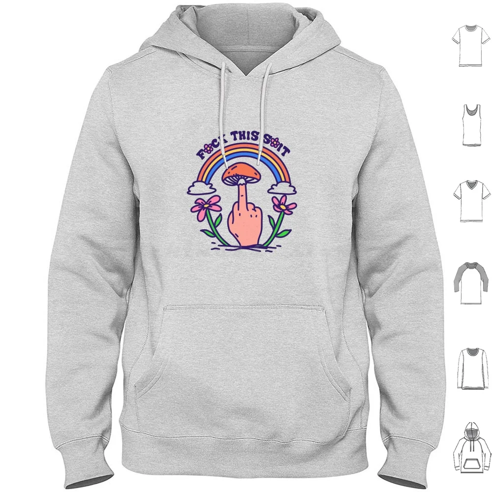 

This Shit Hoodie cotton Long Sleeve Mushroom Fungi Mycology Shroom Mushroom Hunting Fungus Mushroom Hunter Mushroom Lover