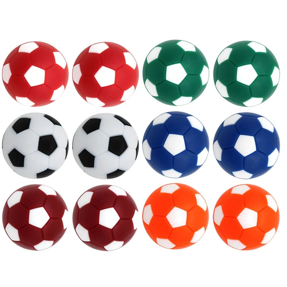 

12PCS Replacement Foosballs Plastic Replacement Footballs Table Football Balls Foosball Soccer Balls