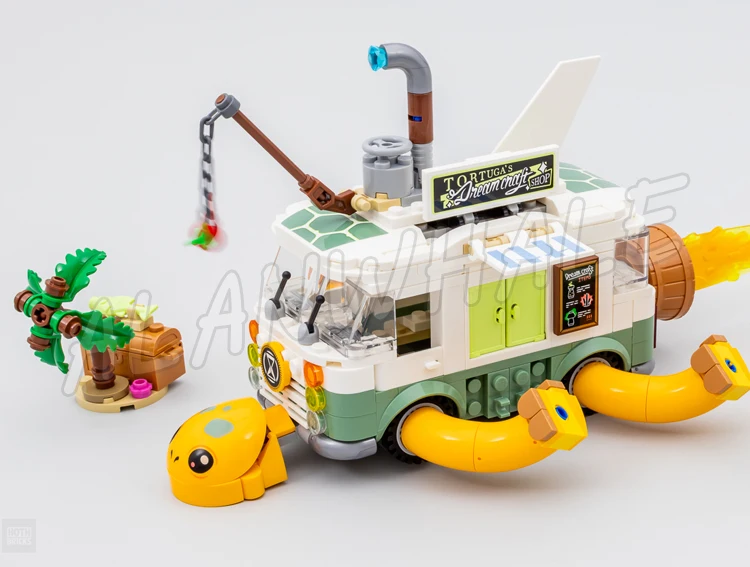 434 шт. черепаха мечты миссис Кастильо фургон летающая подводная лодка режим