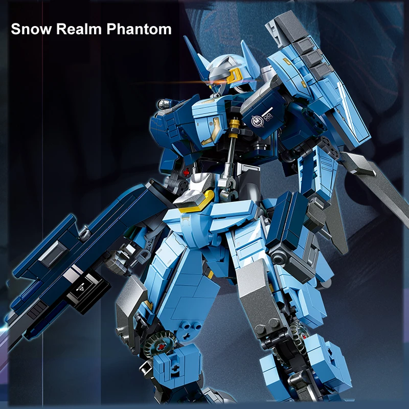 

Sluban 752PCS Snow Phantom Mechanical Armor Series Robot Mechs Building Blocks Mobile Urban Bricks Movie Model Kid Boy Toys Gift