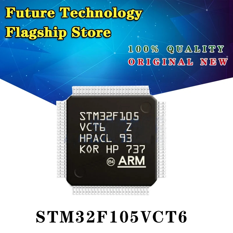 STM32F105RBT6 STM32F105RCT6 STM32F105R8T6 STM32F105VBT6 STM32F105VCT6 STM32F105 STM32 LQFP новая фотосессия |