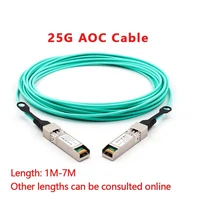 6m 7m aoc 25g sfp28 to sfp28 om3 active optical cable 1m 50m