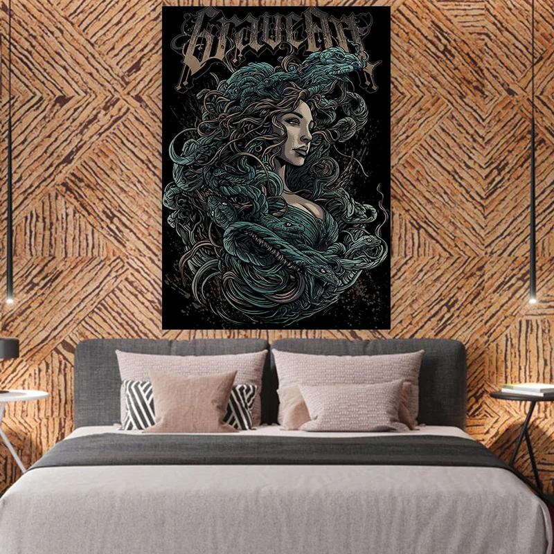 Фон для фотосъемки со злым скелетом с изображением персонажа страха