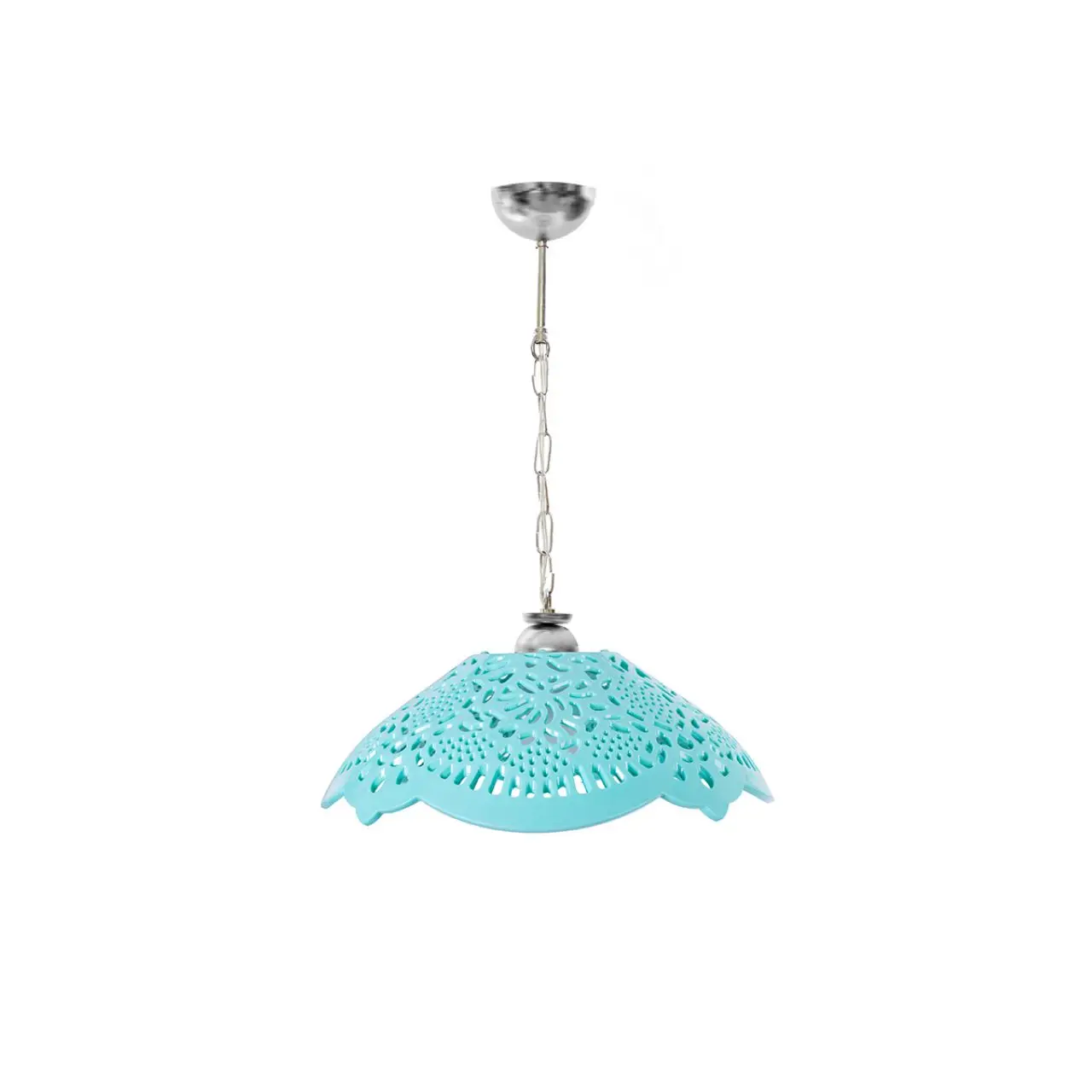 

Turquoise single chandelier