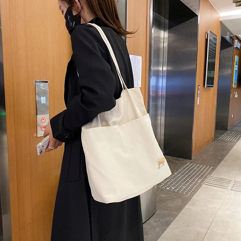 

Тяжелая сумка-тоут из натуральной ткани, сумки для продуктов с длинными ручками, многоразовые холщовые мешки