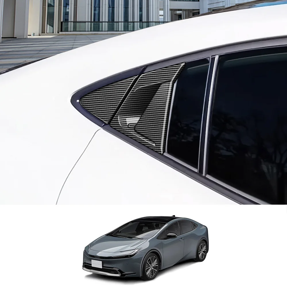 

Для 22-23 Toyota PRIUS хром карбоновый Стиль черная дверь выдувная отделка