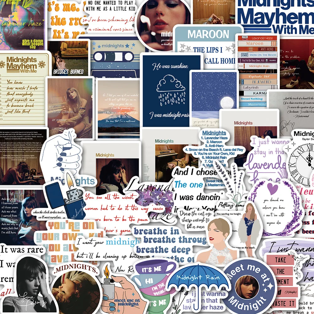 10/50 шт., наклейки на ноутбук, мотоцикл