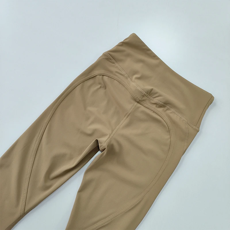 Nude Honey Peach Hip High Waist Fitness Pants Hip Lifting Training Running Leggings Women's Fast Dry Tight Bottoming Yoga Pants