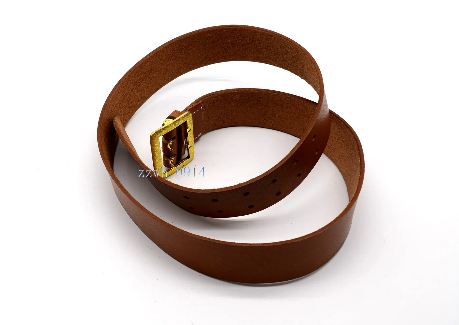 Немецкий офицер времен Второй мировой войны вермахт двойной ремень с золотой