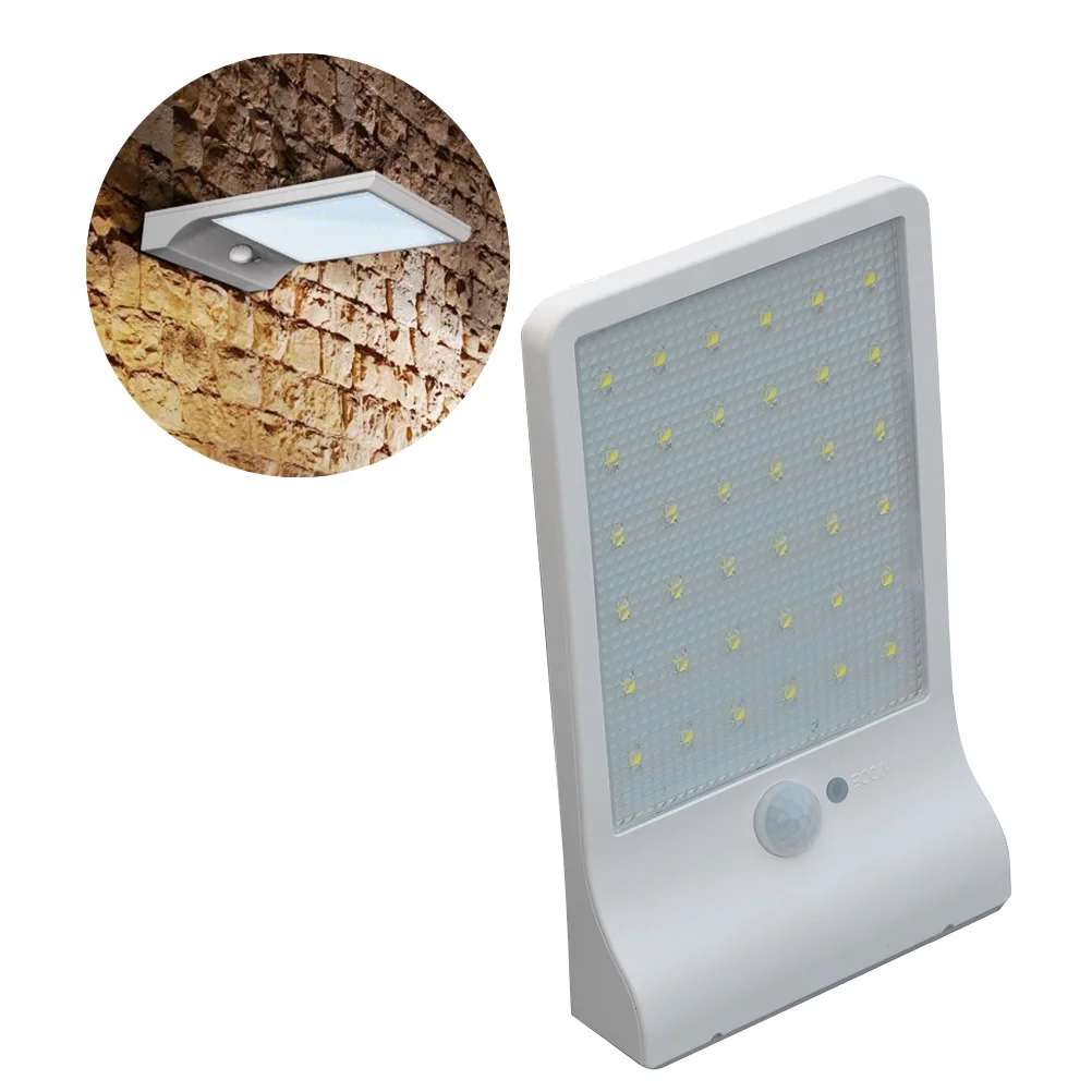 

Уличная водонепроницаемая лампа на солнечной батарее, датчик освесветильник для входной двери, задней части, подъездной дорожки, гаража (48 ...