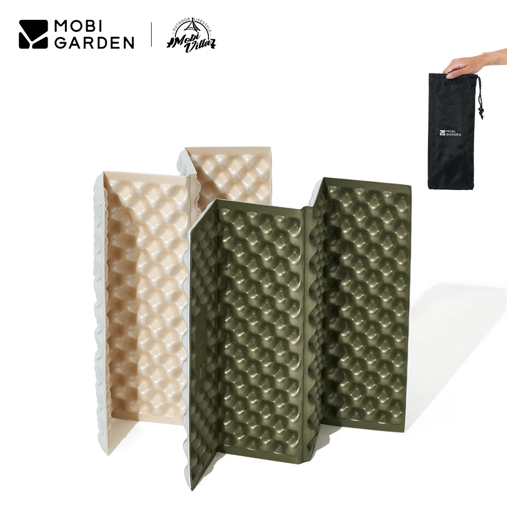 

MOBI GARDEN 0.045kg Portable Camping Mat picnic Beach Mat ultralight Mat IXPE Moisture-Proof Foldable Cushion Hiking Waterproof