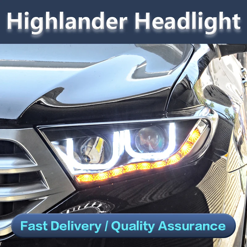 

Фонари головного света для Toyota Highlander 2012 2013 2014, автомобильные аксессуары