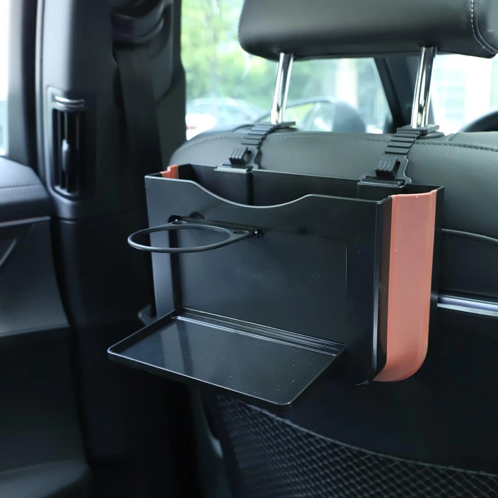 

Seat Back Storage Box ABS Material 500g Car Interior For Compact Cars Trucks SUVs Sedans Minivans Accessories Leakproof