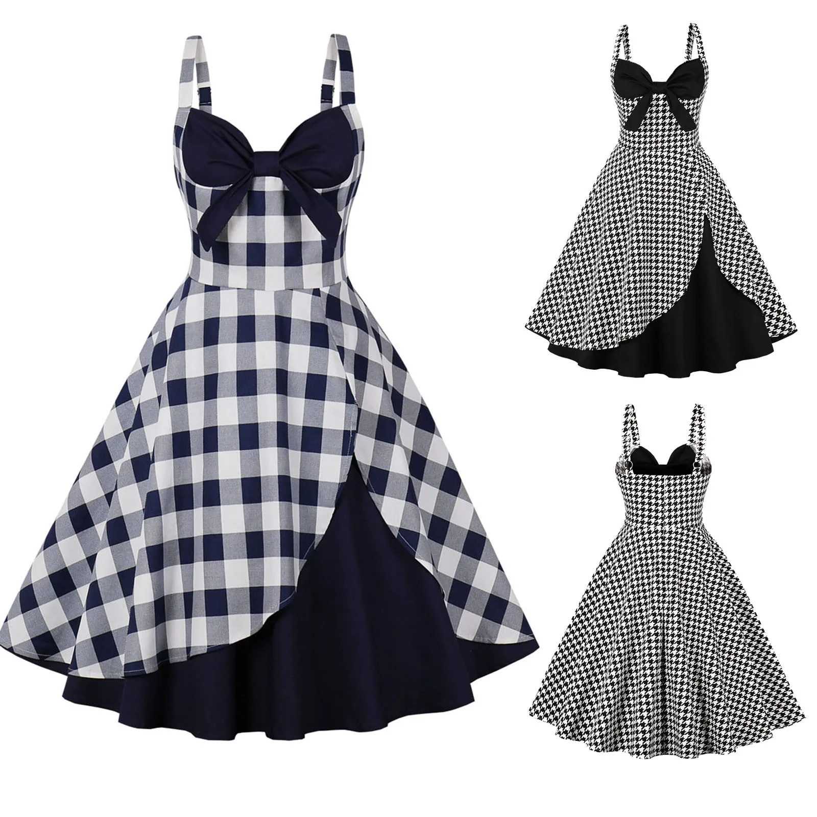 

Женские летние платья 2022, платье в ретро стиле, официальный сарафан на бретельках, женские повседневные женские платья, летнее французское ...