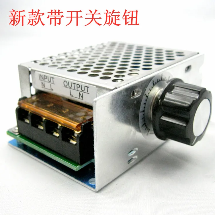 

With Switch 4000W High-power Thyristor Electronic Voltage Regulator Dimming Speed Regulation Temperature Regulation