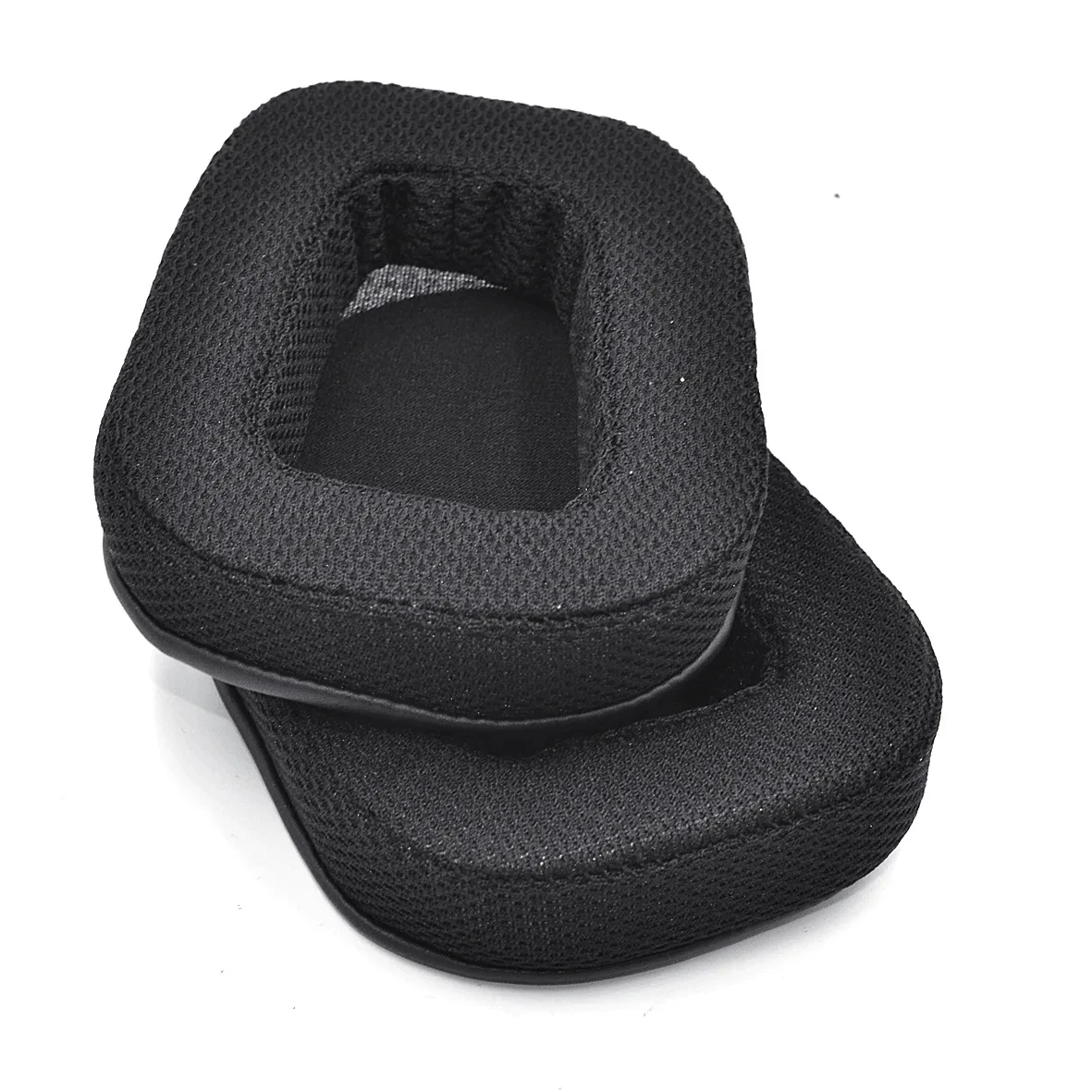 Фото Амбушюры для наушников для Logitech G633 G933, подушка, губчатый чехол, дышащая кожаная сетчатая крышка для ушей, защитный чехол для гарнитуры №5