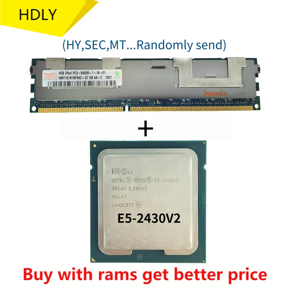 

Серверная оперативная память DDR3 4G с радиатором 1066 МГц с оригинальным E5 2430V2 2,5 ГГц 6-ядерный 15 Мб SmartCache E5-2430 V2 LGA1356 80 Вт E5 2430 V2