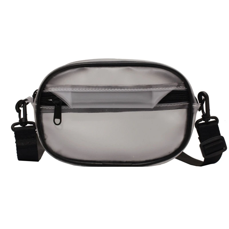 

Модные женские повседневные прозрачные маленькие сумки для телефона из ПВХ, сумка через плечо, летняя пляжная сумка