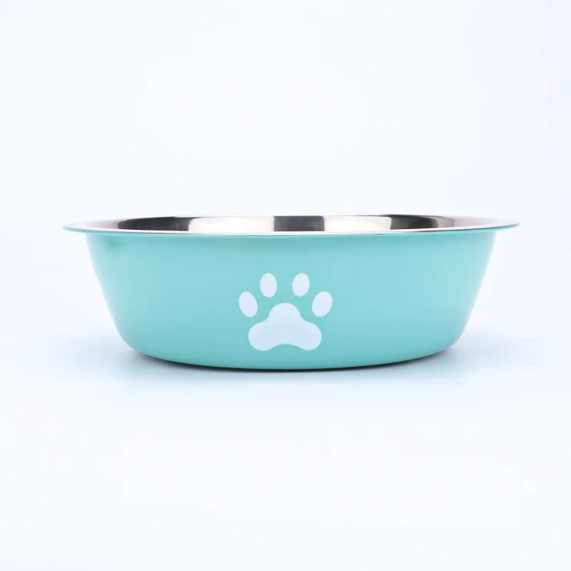 

Stainless Steel Dog Bowl, Easy To Clean And Carry, The Bottom Of The Non-Slip Design Is Not Easy To Turn Sideways
