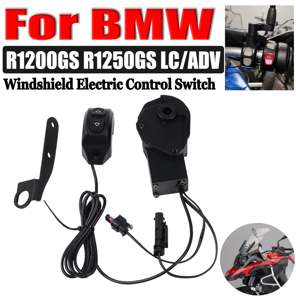 

For BMW R1200GS R1250GS R1200 R1250 GS Adventure Adv LC 2013- 2020 Windshield Windscreen Electric Elevator Remote Control Switch