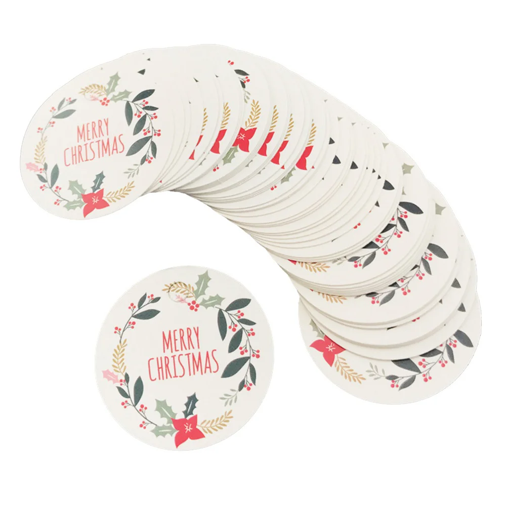 

Christmas Tag Hanging Label Gift Tree Holidaypaper Wrap Tags Package Nameround Diy