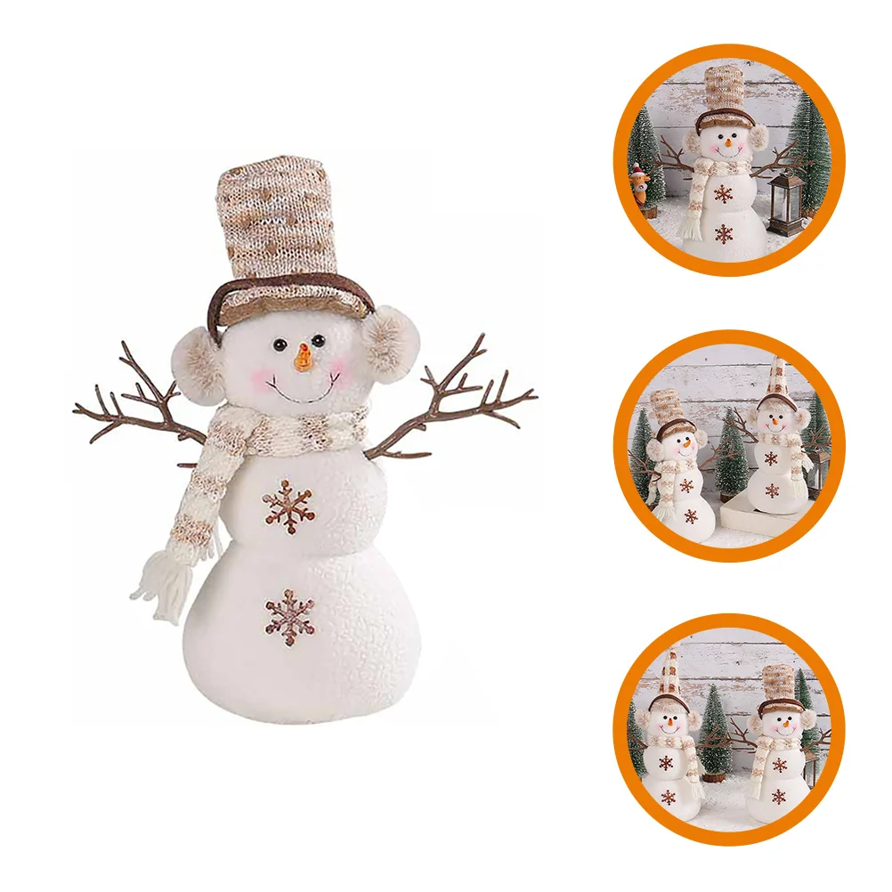 

Christmas Stuffed Party Supplies Tabletop Decor Decoration Xmas Scene Prop Ornaments