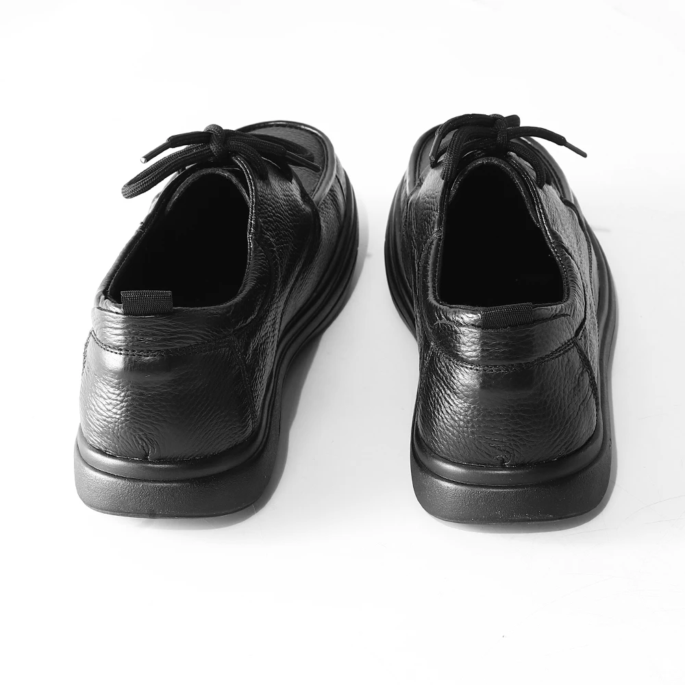 Верхний слой коровьей кожи! Высококачественная удобная черная кожаная