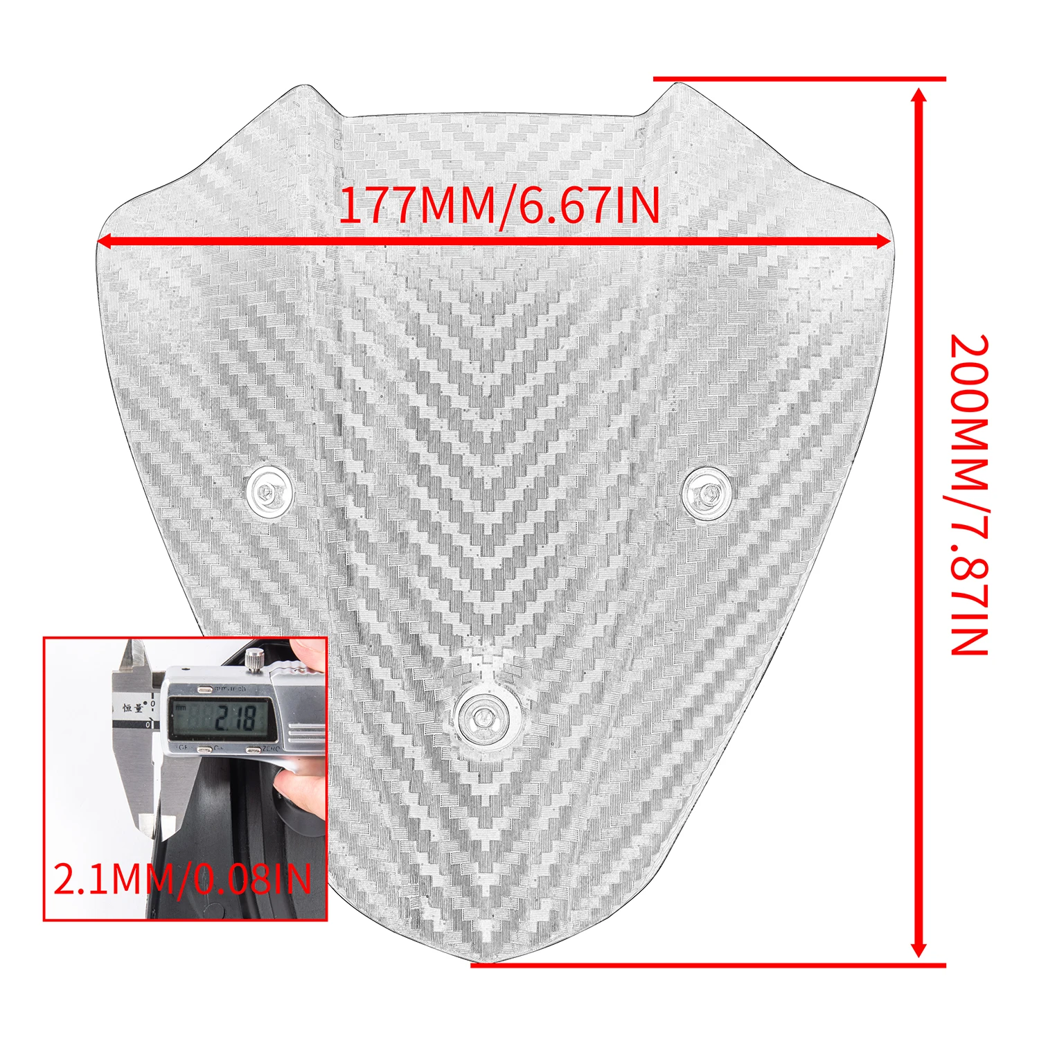 Лобовое стекло Duke 390 для KTM 2017-2023 передний мини-дефлектор из АБС-пластика