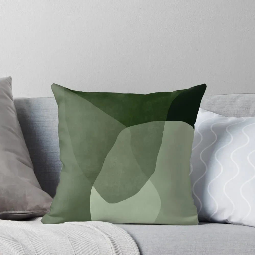 Темно-зеленая декоративная подушка в стиле бохо осеннее украшение декоративный