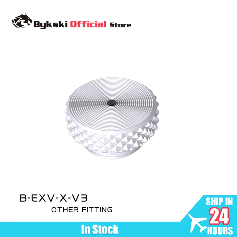 Фото Вентиль сброса давления Bykski B-EXV-X-V3 для систем водяного охлаждения: автоматический и ручной режимы, латунные фитинги для геймерских ПК №1