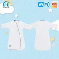 tuya wifi smart baby sleeping bag kick proof blanket in spring and winter baby quilt pajamas detachable sleeves app control